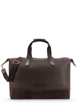 Tom Ford Leather Travel Bag With Suede Inserts-Uomo