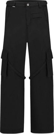 Flaneur Cargo Phone Pocket in Zwart - Heren - Straight fit broeken - Zwart - S - Broeken