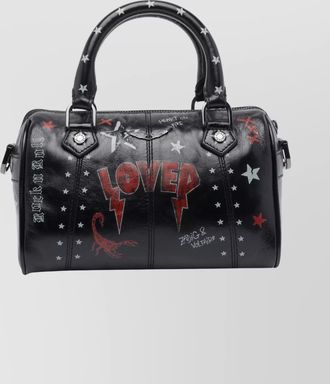 Zadig&Voltaire graphic star print cross-body bag