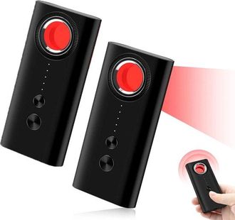 OEM Detector De C&aacute;maras Ocultas, 2 Unidades, Detector Anti, Esp&iacute;a, Carga Usb, Detector De Rastreadores Gps Para Autom&oacute;viles, Port&aacute;til, Negro