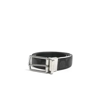Coach Belts, male, Gray, Size: ONE SIZE Harness Buckle Cut-To-Size Reversible Belt