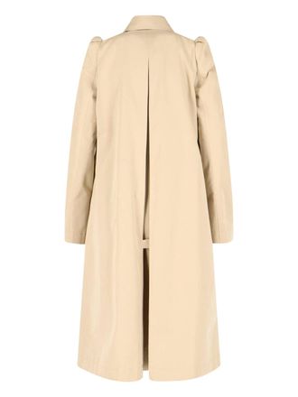 Alexander McQueen Womens Jackets Beige Cotton