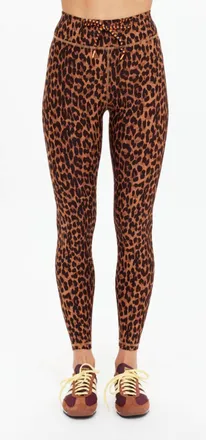 The Upside Printed Mid Rise Legging In Malawi Leopard