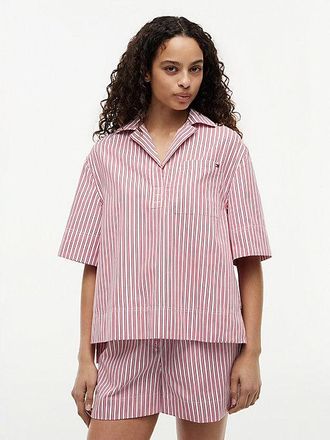 Tommy Hilfiger Relaxed Fit Poplin Short Sleeve Shirt