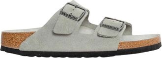Birkenstock Arizona Soft Footbed Suede - Heren - Sandalen - Groen - 43 EU - Su&egrave;de - Schoenen