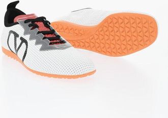 Valentino Perforated Leather Sneakers with Contrast Logo size 39,5