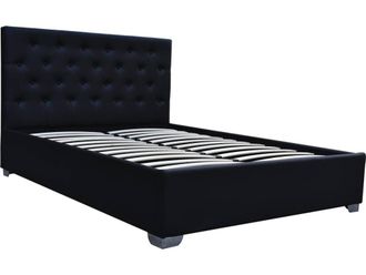Habitat & Jardin Cama negro 207 x 148 x 108 cm