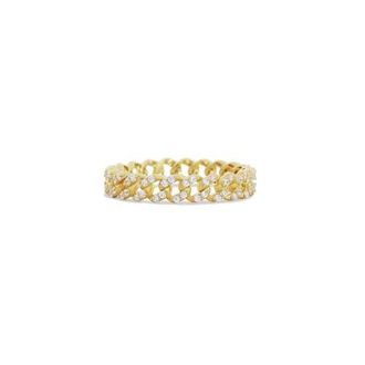 The Lovery CZ Curb Link Ring in Gold at Nordstrom, Size 7