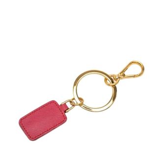 Prada Pre-owned Sleutelhanger - Dames - Vintage Accessoires - Roze - ONE Size - Leer - Vintage