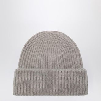 Soft Goat Greige Beanie