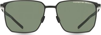 Porsche Design P8976 A611 Mens Sunglasses Black Size 58