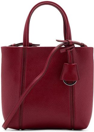 Mango Mini Faux Leather Tote in Red at Nordstrom