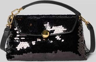 Furla Handtasche mit Pailletten Modell SFERA SOFT in Black, Gr&ouml;&szlig;e 1