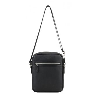 Pourchet Tassen, Heren, Zwart, ONE Size, Leer, Ethan Crossbody Tas