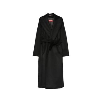 Max Mara Loriana Long-sleeve Belted Coat