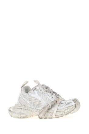 Balenciaga Womens White Mesh And Rubber 3xl Sneakers Full