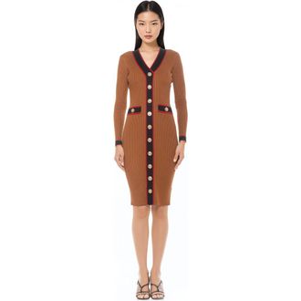 Alexia Admor Janet Dress in Camel at Nordstrom, Size X-Small
