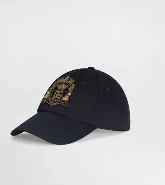 Dolce & Gabbana Cotton Baseball Hat - Man Hats And Gloves Blue 57