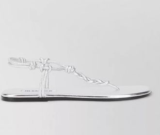 Jil Sander leather flat sandals