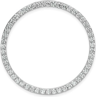 Diamond2Deal 14k Gold Lab Grown Diamond Pendant (2ct, VS, G-H)