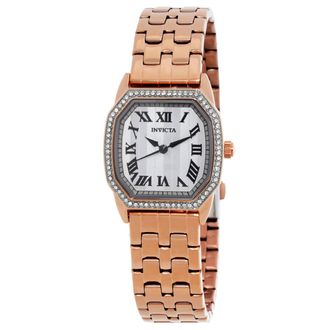 Invicta Wildflower Quartz Crystal Silver Dial Ladies Watch 49039