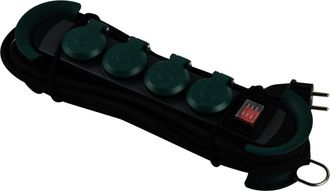 Bachmann Hook Outdoor 4x - Contactos De Pl&aacute;stico Con Interruptor Y Tapas Abatibles (ip44, 4 M)