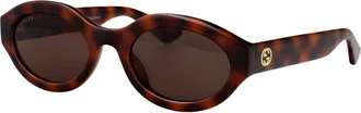 Gucci Womens Sunglasses Havana Brown Injected