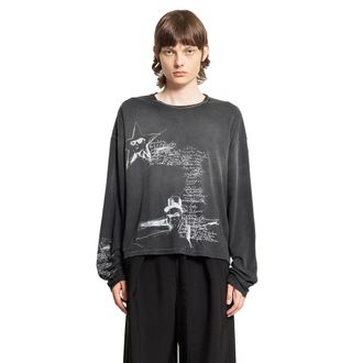 Ann Demeulemeester Emil Sketchbook Long Sleeve T-Shirt
