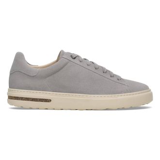 Birkenstock Womens Bend Suede Shoes In Stone Coin