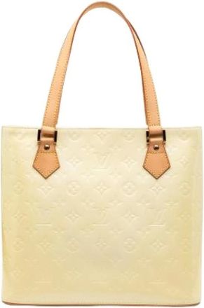 Louis Vuitton Pre-owned Tote Bags, female, White, Size: ONE SIZE Pre-owned The Houston Tote