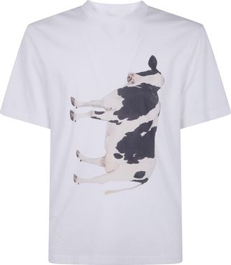 Barbour X Paul Smith T-Shirt Cotton White Barbour X Paul Smith
