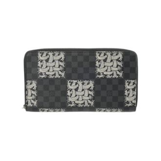 Louis Vuitton Black Damier Graphite Long Wallet (Bi-Fold) (Pre-Owned)