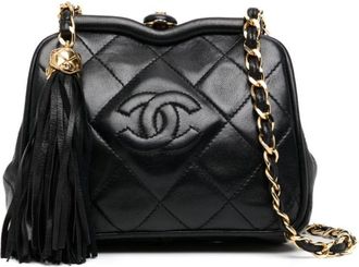 Chanel CC diamond-quilted belt bag - women - Leather - One Size - Black