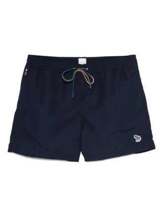 Paul Smith Zwembroek met zebraprint - Blauw