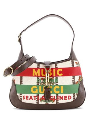 Gucci 100 Jackie 1961 Limited Edition Canvas Small hobo bag - Marrone