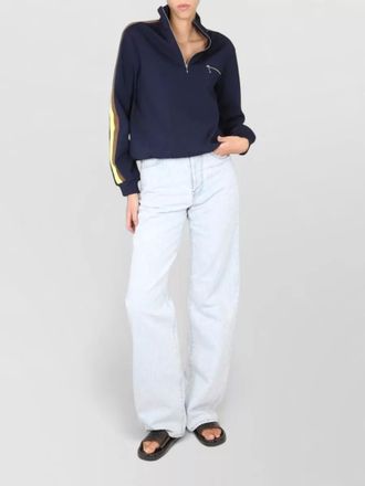 Tory Burch zip jacket front opening chest pocket