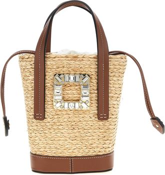 Roger Vivier Mini Viv Borse A Mano Marrone-Donna