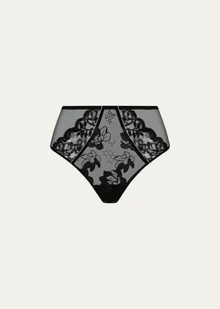 Lise Charmel Cuir Sexy Couture Tulle Sexy Boyshorts