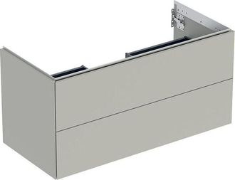 Keramag Geberit One Mueble Bajo Lavabo, 2 Cajones, 103.6x50.4x47cm