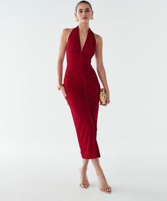 BWLDR Lizette Dress in Red at Nordstrom, Size 10