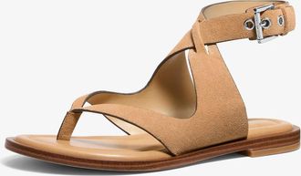 Michael Kors Irene Suede Wrap Sandal