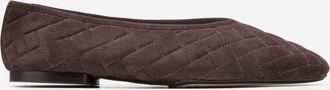 Cole Haan Womens Jasleen Quilted Ballet Flats - Brown Size 10.5