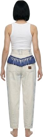 Dolce & Gabbana Womens Navy Blue Cotton Casual Pants