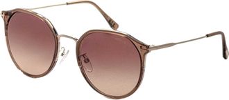 Tom Ford Brown Gradient Round Ladies Sunglasses FT0897-K 45F 55