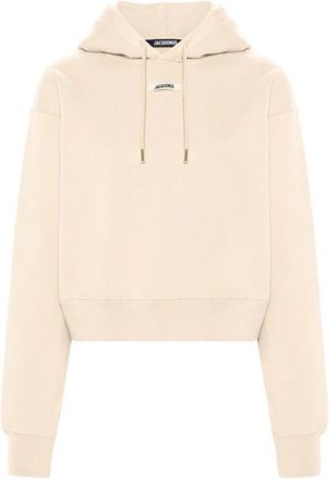 Jacquemus Le Hoodie Gros Grain - Dames - Hoodies - Bruin - S - Katoen - Hoodies & sweatvesten
