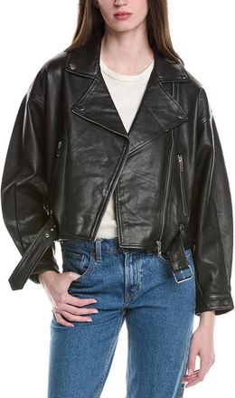 Walter Baker Santana Asymmetrical Leather Moto Jacket