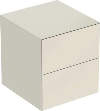 Keramag Keramag - Geberit One Armario Lateral Con Dos Cajones, 45x49.2x47cm