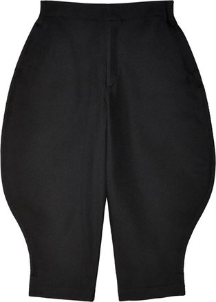 Comme Des Garçons tapered tailored shorts - women - Polyester - S - Black