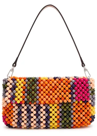 Staud Timmy Beaded Shoulder bag - Multicoloured 1 - One Size