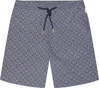 Orlebar Brown Costume da bagno Dane a fantasia - Bianco